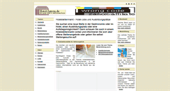 Desktop Screenshot of hotelstellenmarkt.hotel-intern.de
